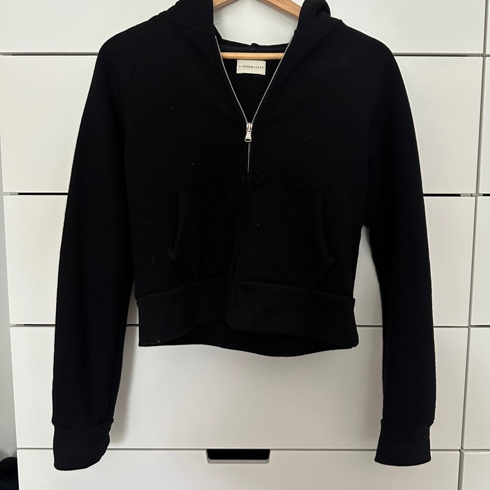Simon Miller French Terry Cropped Hoodie NWOT